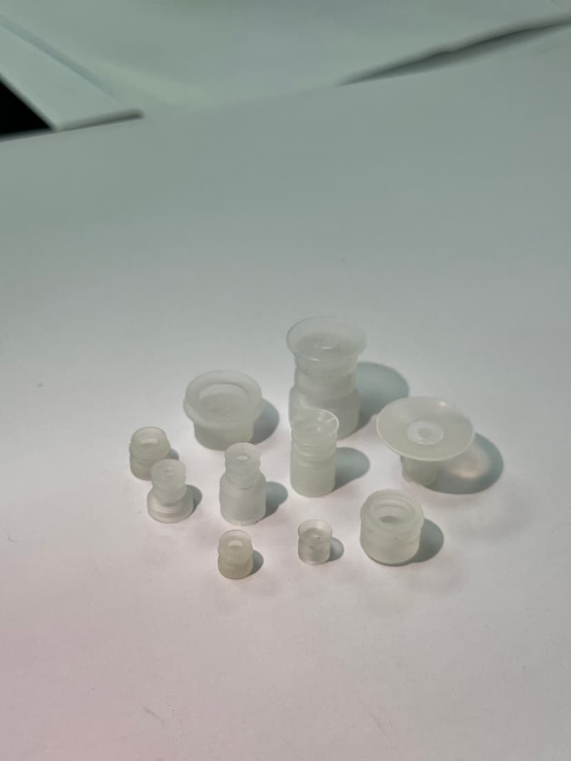 Transparent suction cup variant